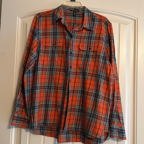 Lauren Jeans Company Plaid Button Down Shirt - Picture 8 of 12